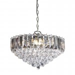Fargo - Chrome 6 Light Pendant with Acrylic Detailing Fargo - Chrome 6 Light Pendant with Acrylic Detailing