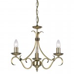 Bernice - Antique Brass 3 Light Centre Fitting Bernice - Antique Brass 3 Light Centre Fitting