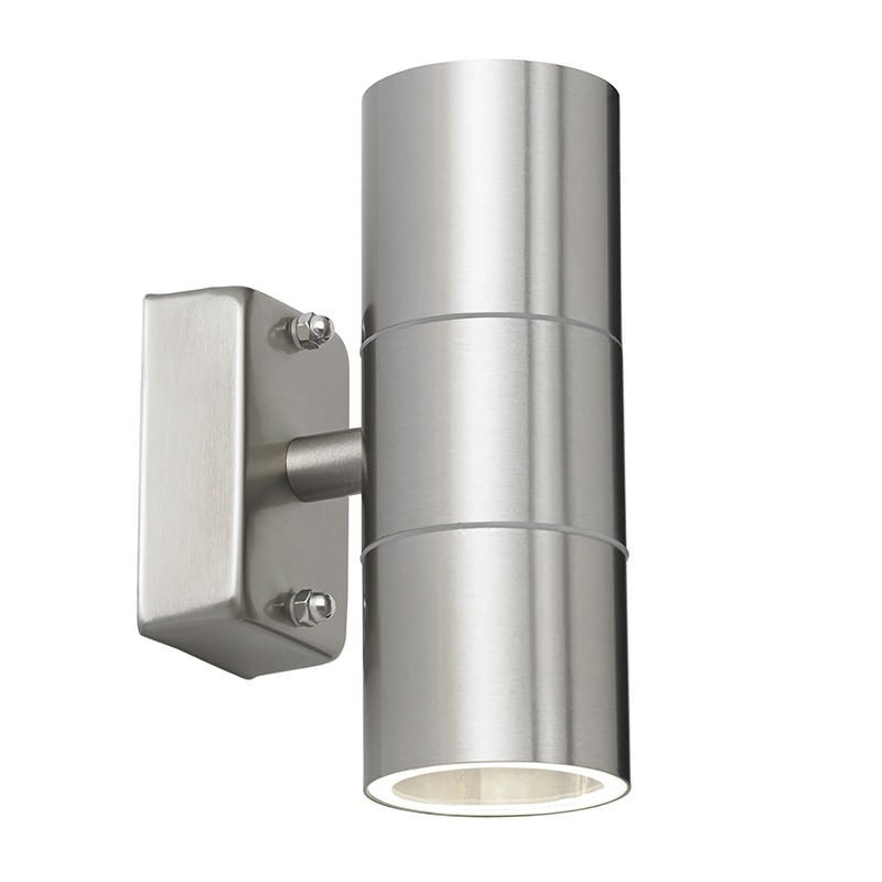 Endon-EL-40095 - Canon - Stainless Steel Up&Down Wall Lamp