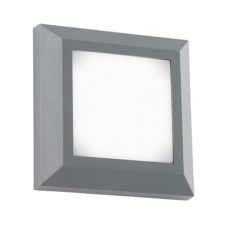 Outdoor - Severus - LED Grey Surface Square Brick Light Saxby-EL-40106 - Severus - LED Grey Surface Square Brick Light