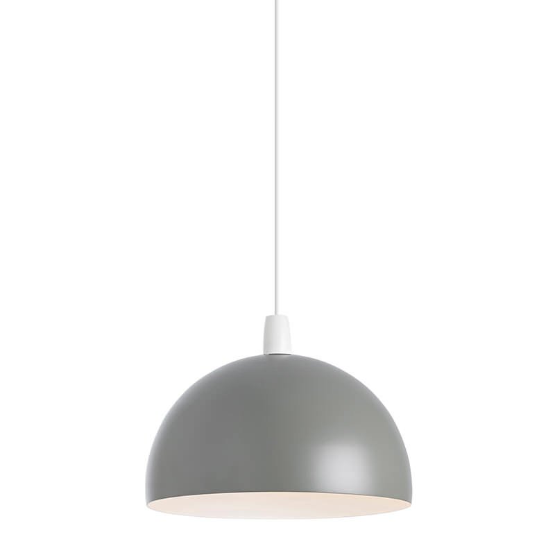 Accessories - Newsome - Matt Grey & ream Shade for Hanging Pendant Endon-NE-NEWSOME-TA - Newsome - Matt Grey & ream Shade for Hanging Pendant