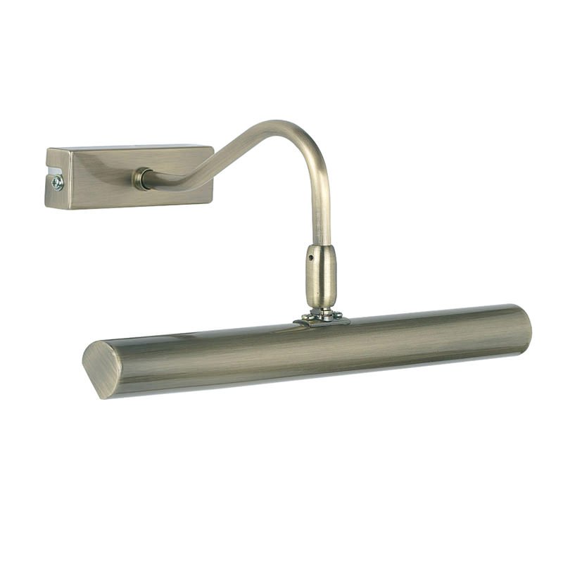 Wall Lights - Linton - Antique Brass Picture Lamp Endon-PL-LEDG9-AN - Linton - Antique Brass Picture Lamp