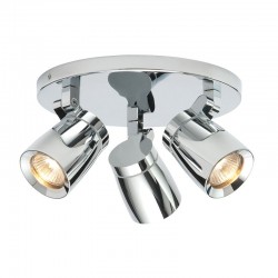 Knight - Bathroom Chrome Round Triple Spotlights Knight - Bathroom Chrome Round Triple Spotlights