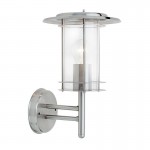 York - Outdoor Polished Stainless Steel Wall Lamp