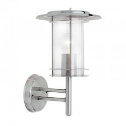 York - Outdoor Polished Stainless Steel Wall Lamp