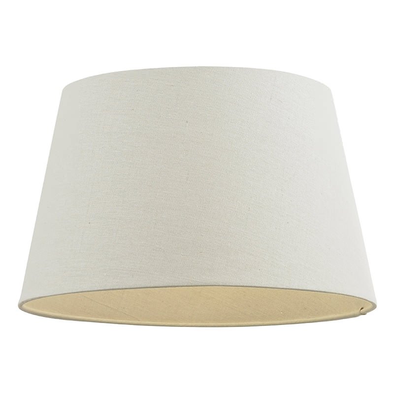 Endon-CICI-14IV - Cici - Shade Only - 14 inch Ivory Linen Shade for Table Lamp