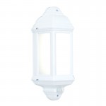 Halbury - LED White Half Lantern Sensor Wall Lamp Halbury - LED White Half Lantern Sensor Wall Lamp