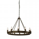 Chevalier - Aged Metal 12 Light Centre Fitting