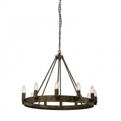 Chevalier - Aged Metal 12 Light Centre Fitting Chevalier - Aged Metal 12 Light Centre Fitting