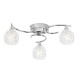 Endon-BOYER-3CH - Boyer - Chrome With Cut Clear Glass 3 Light Ceiling Lamp