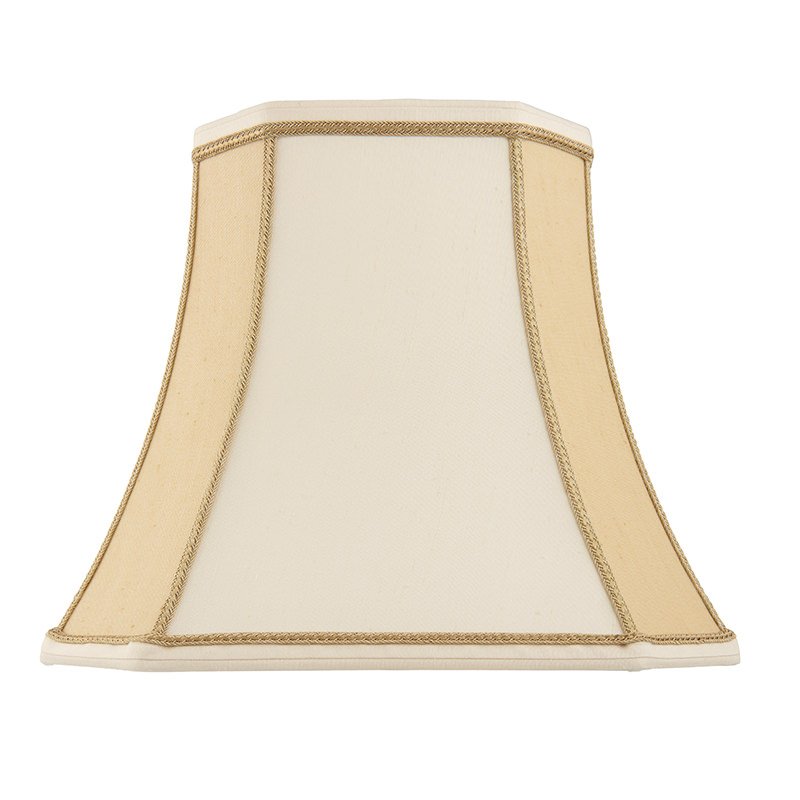 Accessories - Camilla - 10 inch Two Tone Cream Fabric Shade for Table Lamp Endon-CAMILLA-10 - Camilla - 10 inch Two Tone Cream Fabric Shade for Table Lamp