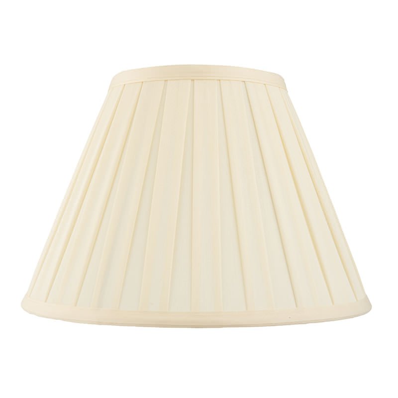 Endon-CARLA-14 - Carla - 14 inch Cream Tapered Drum Shade for Table Lamp
