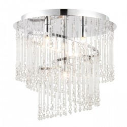 Camille - Chrome 4 Light Ceiling Lamp with Crystal Camille - Chrome 4 Light Ceiling Lamp with Crystal