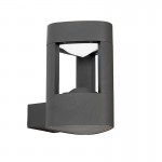 Tribeca - Textured Grey & Frosted Acrylic Wall Lamp