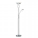 Monaco - Satin Chrome Mother & Child Floor Lamp Monaco - Satin Chrome Mother & Child Floor Lamp