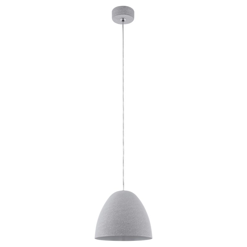Ceiling Lights - Razoni - Medium Grey Single Hanging Pendant Eglo-94353 - Razoni - Medium Grey Single Hanging Pendant
