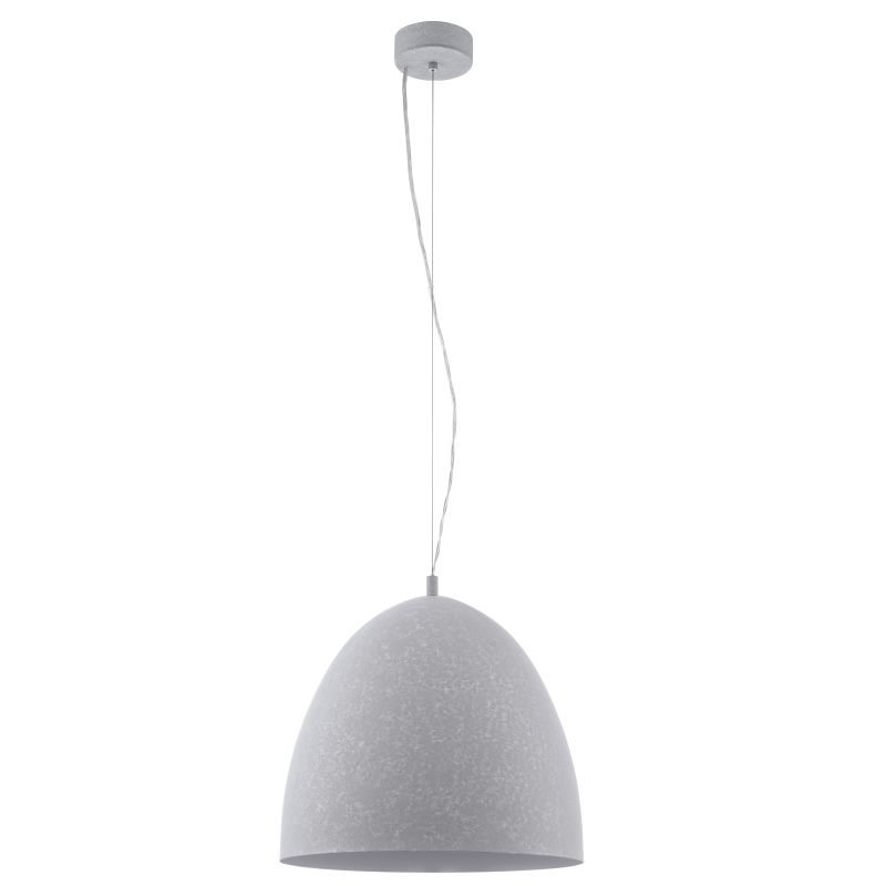Ceiling Lights - Sarabia - Big Grey Single Hanging Pendant Eglo-94354 - Sarabia - Big Grey Single Hanging Pendant
