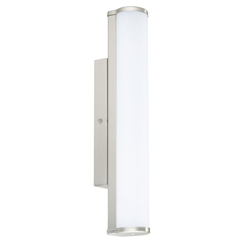 Bathroom Lights - Calnova - Bathroom LED White and Nickel over Mirror Small Wall Lamp Eglo-94715 - Calnova - Bathroom LED White and Nickel over Mirror Small Wall Lamp