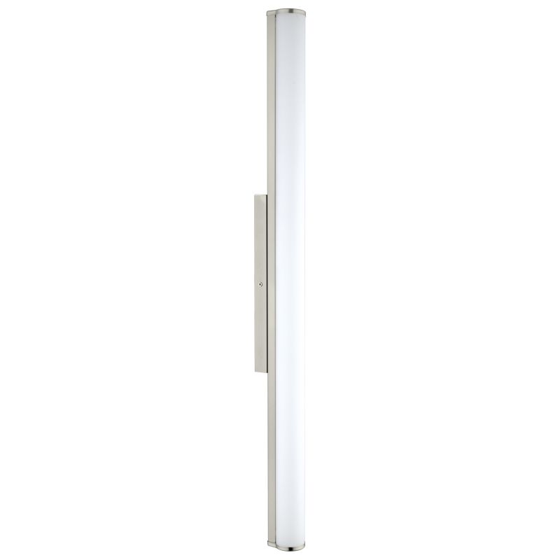 Bathroom Lights - Calnova - Bathroom LED White and Nickel over Mirror Big Wall Lamp Eglo-94717 - Calnova - Bathroom LED White and Nickel over Mirror Big Wall Lamp