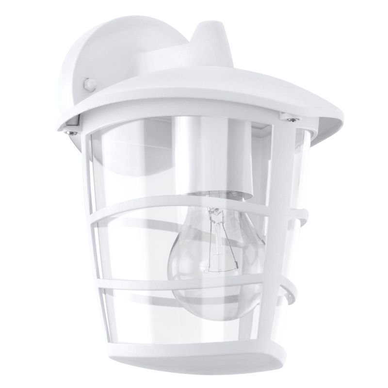 Eglo-93095 - Aloria - White with Clear Acrylic Downlight Wall Lamp
