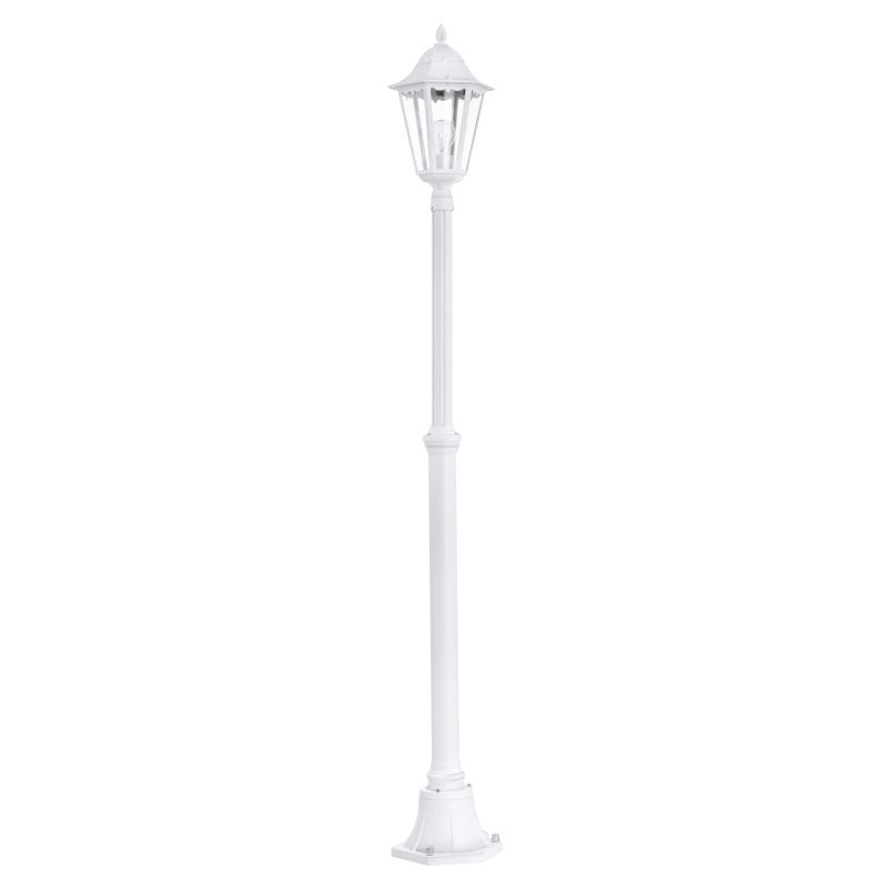 Eglo-93453 - Navedo - Outdoor White with Clear Glass Big Post