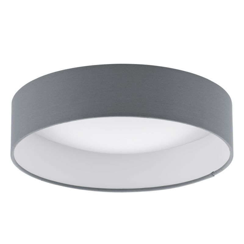 Ceiling Lights - Palomaro - LED Dark Grey with Diffuser Small Ceiling Lamp Eglo-93395 - Palomaro - LED Dark Grey with Diffuser Small Ceiling Lamp