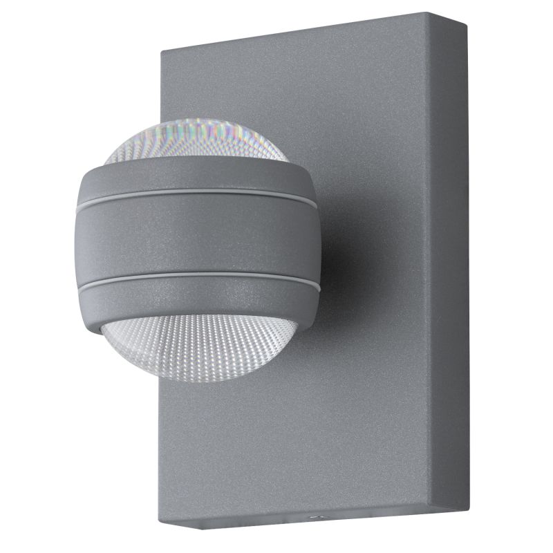 Outdoor - Sesimba - Outdoor LED Grey Up&Down Wall Lamp Eglo-94796 - Sesimba - Outdoor LED Grey Up&Down Wall Lamp