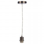 Cord set - Antique Chrome Suspension E27 Cord set - Antique Chrome Suspension E27