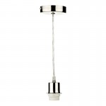 Cord Set - Satin Chrome Suspension E27 Cord Set - Satin Chrome Suspension E27