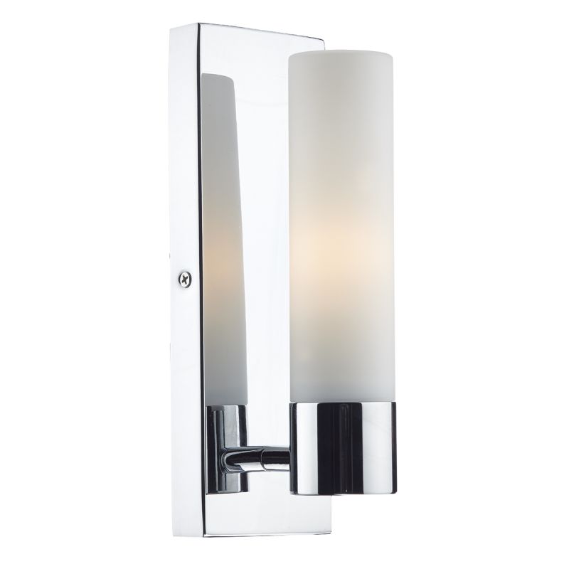 Bathroom Lights - Adagio - Bathroom Polished Chrome Single Wall Lamp Dar-ADA0750 - Adagio - Bathroom Polished Chrome Single Wall Lamp