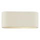 Dar-AXT072 - Axton - Washer White Ceramic Wall Lights