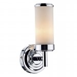 Century - Bathroom Chrome Wall Lamp with Frosted Glass Century - Bathroom Chrome Wall Lamp with Frosted Glass