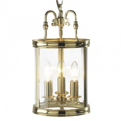 Lambeth - Polished Brass 3 Light Lantern Pendant  Lambeth - Polished Brass 3 Light Lantern Pendant