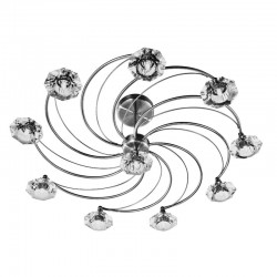 Luther - Antique Brass 10 Light Centre Fitting with Crystal Luther - Antique Brass 10 Light Centre Fitting with Crystal