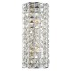 Crystal & Acrylic - Matrix - Crystal with Chrome 2 Light Wall Lamp Dar-MAT0950 - Matrix - Crystal with Chrome 2 Light Wall Lamp