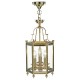 Dar-MOO0340 - Moorgate - Polished Brass and Clear Glass 3 Light Lantern Pendant