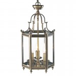Moorgate - Antique Brass 3 Light Lantern Pendant Moorgate - Antique Brass 3 Light Lantern Pendant