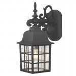 Norfolk - Outdoor Black Lantern Wall Lamp