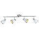 Kitchen Lights - Osaka - Modern White and Polished Chrome 4 Spotlights Dar-OSA842 - Osaka - Modern White and Polished Chrome 4 Spotlights