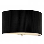 Zaragoza - Chrome Wall Lamp with Black Plead Shade & Diffuser Zaragoza - Chrome Wall Lamp with Black Plead Shade & Diffuser
