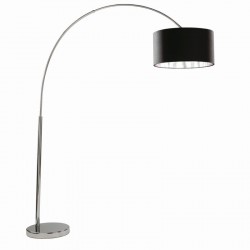 Arcs - Black & Silver Shade with Chrome Floor Lamp Arcs - Black & Silver Shade with Chrome Floor Lamp