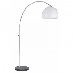 Arcs - White Shade and Chrome & Black Floor Lamp Arcs - White Shade and Chrome & Black Floor Lamp