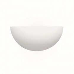 Plaster - Gypsum White Uplighter Wall Lamp