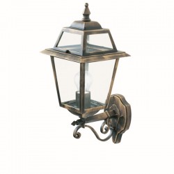 New Orleans - Outdoor Black & Gold with Glass Uplighter Wall Lamp New Orleans - Outdoor Black & Gold with Glass Uplighter Wall Lamp