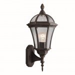 Capri - Outdoor Rustic Brown Uplighter Wall Lamp Capri - Outdoor Rustic Brown Uplighter Wall Lamp