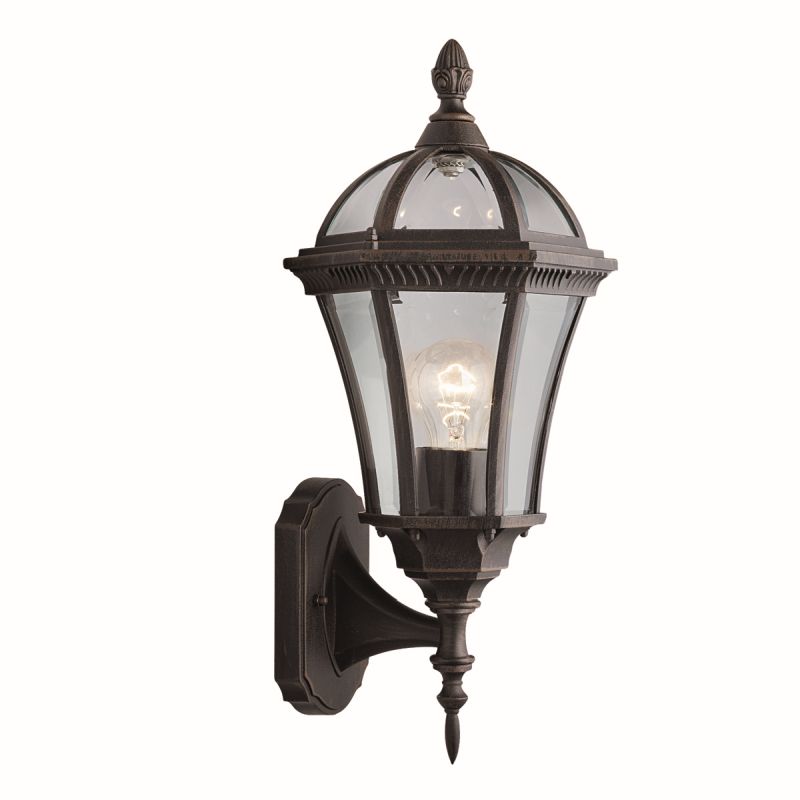 Searchlight-1565 - Capri - Outdoor Rustic Brown Uplighter Wall Lamp
