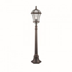 Capri - Outdoor Rustic Brown Medium Post