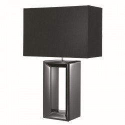 Mirror - Black Shade with Black Mirror Table Lamp