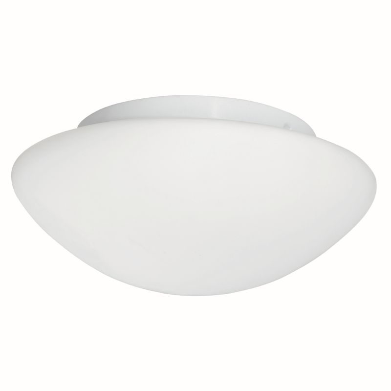 Searchlight-1910-23 - Tokyo - White Glass Small Ceiling Lamp
