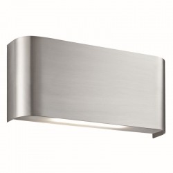 Match Box - LED Satin Silver Up&Down Wall Lamp